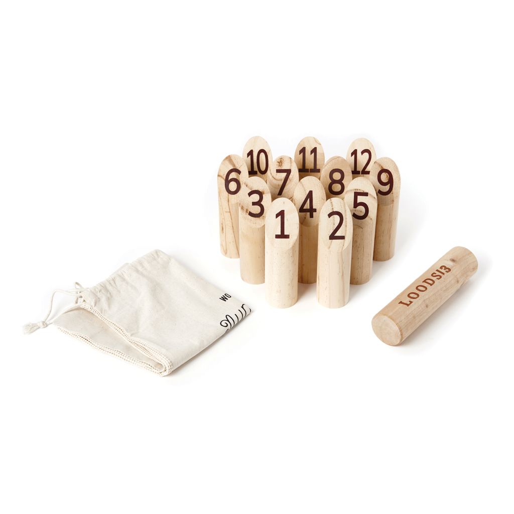 VINGA Muge Zahlen-Wurfspiel aus Holz mit Baumwolltasche VINGA Muge Zahlen-Wurfspiel aus Holz mit Baumwolltasche