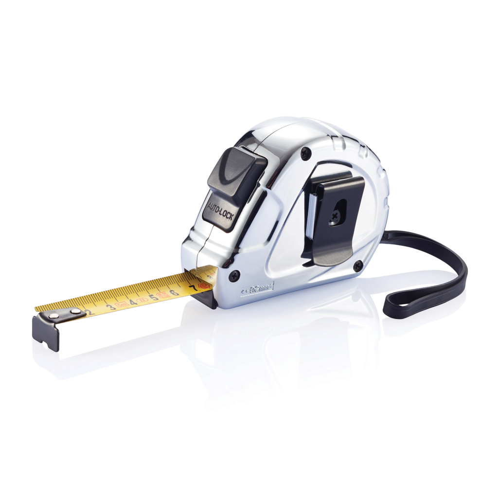 XD Collection 3m Auto-Stopp Maßband Ergonomic, mit Logo veredelbar