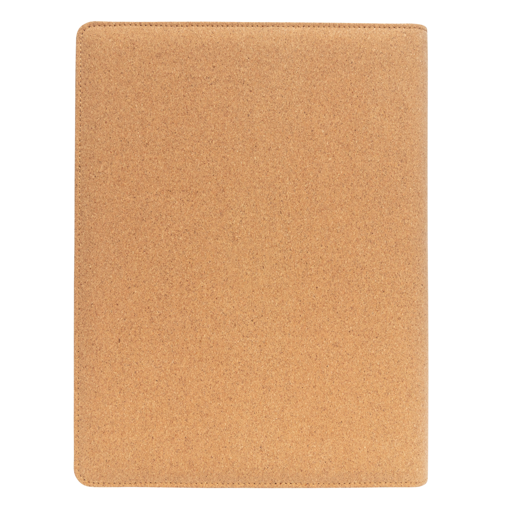 Kork A4 Portfolio-Set mit recyceltem Papier & Stift – braun Kork A4 Portfolio-Set mit recyceltem Papier & Stift – braun