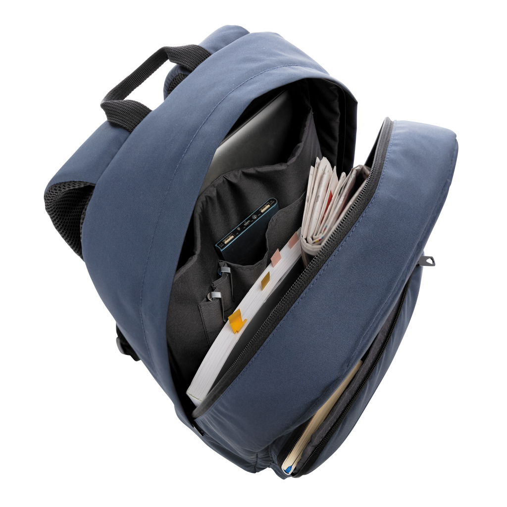 Impact AWARE RPET Basic Laptop-Rucksack 15,6 Zoll mit Logo bedrucken Impact AWARE RPET Basic Laptop-Rucksack 15,6 Zoll mit Logo bedrucken