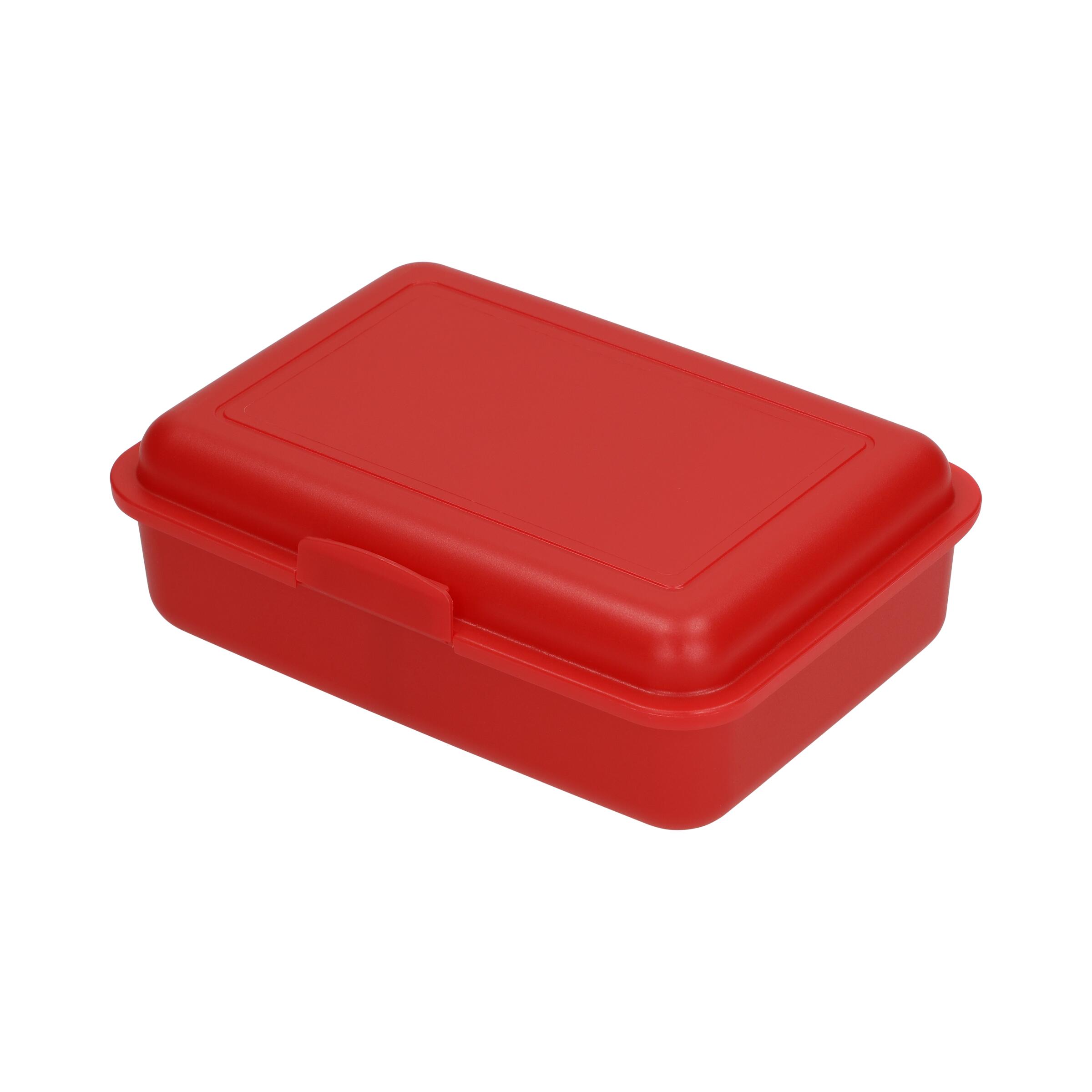 Vorratsdose "School-Box" mittel mit Trennwand – trend-rot PP