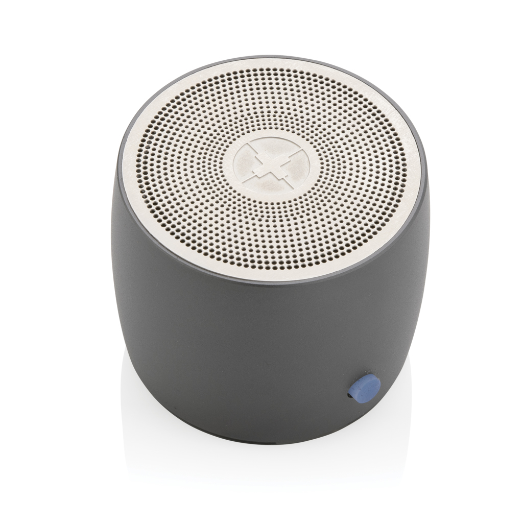 Swiss Peak 3W Bluetooth Lautsprecher aus RCS-recyceltem Aluminium