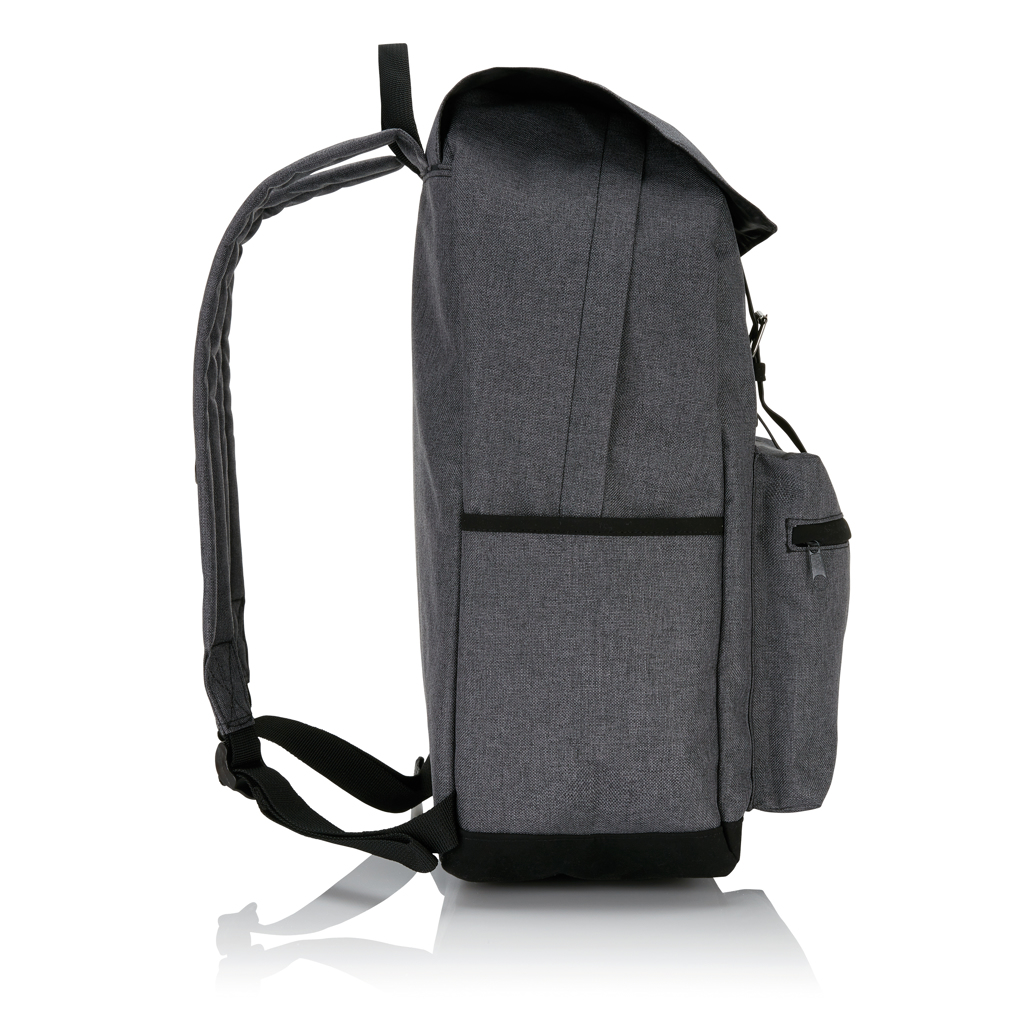 PVC-freier 15,6'' Laptop-Rucksack 600D Business – grau PVC-freier 15,6'' Laptop-Rucksack 600D Business – grau