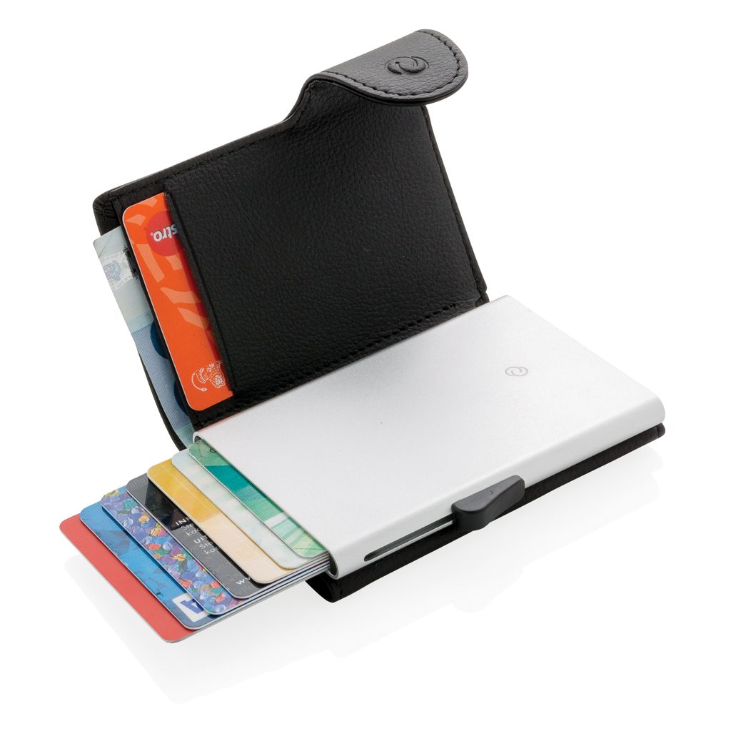 C-Secure RFID Kartenhalter und Geldbörse aus Aluminium C-Secure RFID Kartenhalter und Geldbörse aus Aluminium