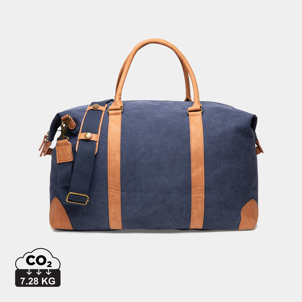 VINGA Bosler Weekender aus RCS-recyceltem Canvas mit Logo veredelbar VINGA Bosler Weekender aus RCS-recyceltem Canvas mit Logo veredelbar