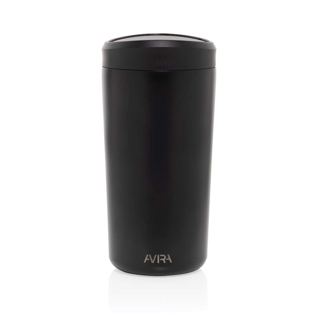 Avira Alix Klickbecher 400 ml — RCS-Recycling-Stahl mit One-Click-Deckel Avira Alix Klickbecher 400 ml — RCS-Recycling-Stahl mit One-Click-Deckel
