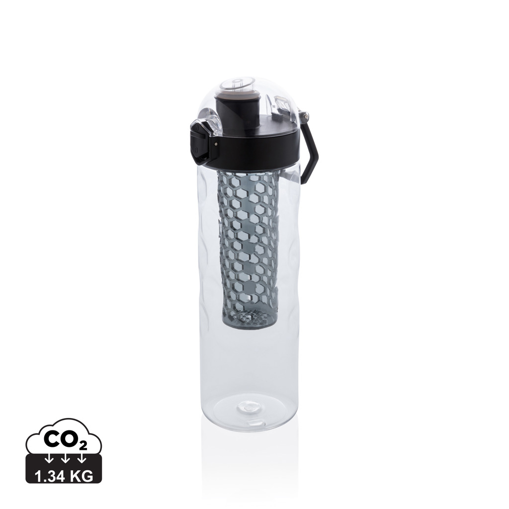 BPA-freie Tritan Aromaflasche 700 ml auslaufsicher schwarz
