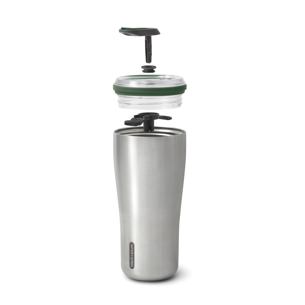Isolierbecher Pro 600 ml Edelstahl auslaufsicher Olivgrün Isolierbecher Pro 600 ml Edelstahl auslaufsicher Olivgrün