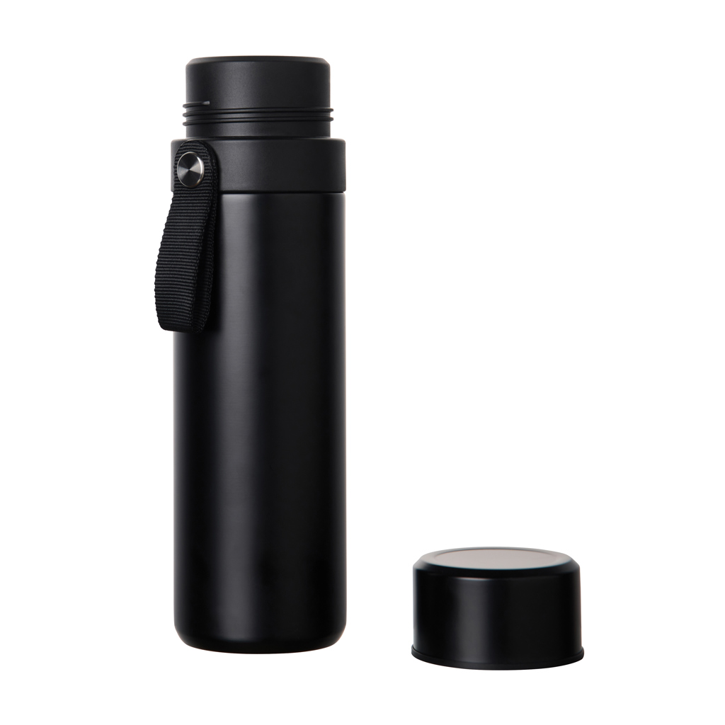 Vinga Tono RCS Thermoskanne 750 ml mit 2 Bechern, recycelter Edelstahl, bedruckbar