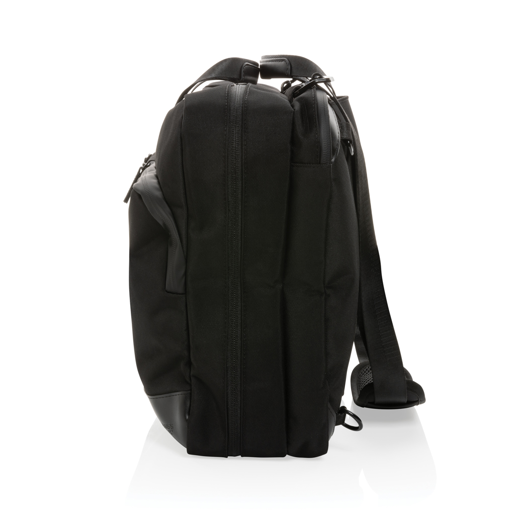 Swiss Peak AWARE 2-in-1 Executive Laptop-Rucksack aus recyceltem PET — bedruckbar Swiss Peak AWARE 2-in-1 Executive Laptop-Rucksack aus recyceltem PET — bedruckbar