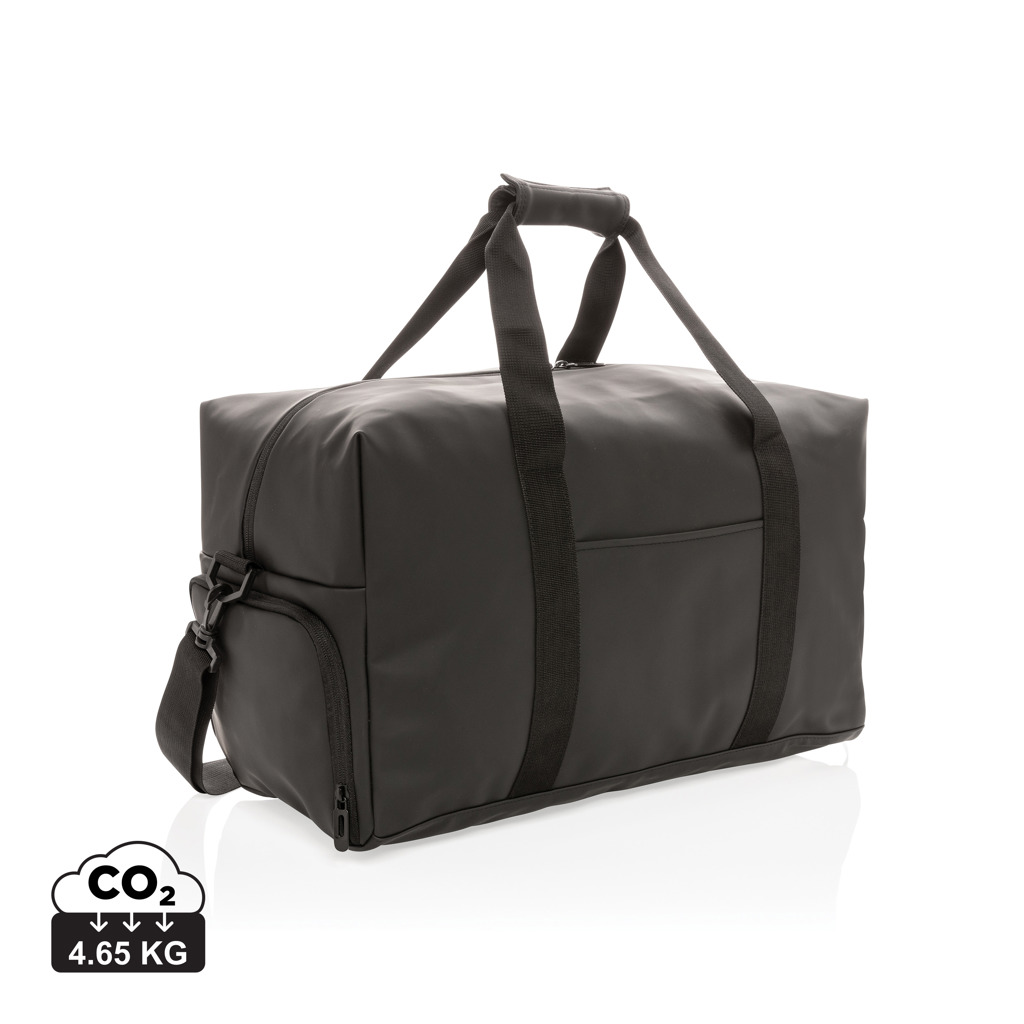 XD Collection Wochenendtasche PU schwarz mit Schuhfach 50 × 25 × 28 cm