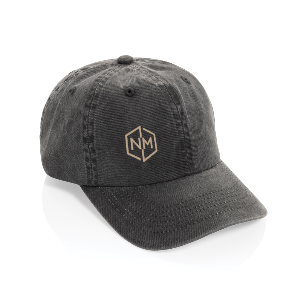 XD Xclusive BEAU AWARE™ Washed 6-Panel Cap aus Baumwolltwill 270 g/m², mit Logo bestickbar XD Xclusive BEAU AWARE™ Washed 6-Panel Cap aus Baumwolltwill 270 g/m², mit Logo bestickbar