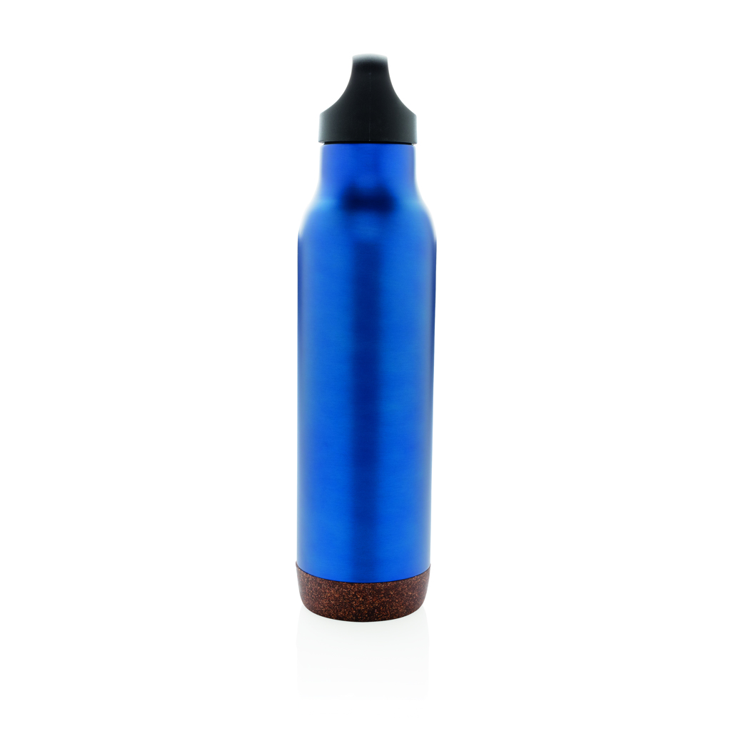 XD Collection Vakuum-Flasche mit Kork 600 ml – auslaufsicher, gravierbar