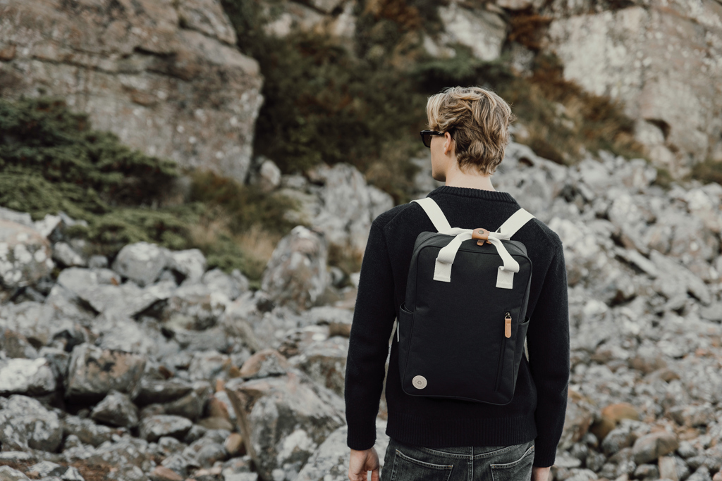 VINGA Sortino RCS Rucksack aus recyceltem Polyester – mit Logo bedruckbar
