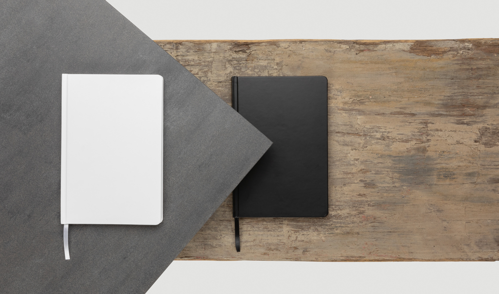 XD Collection Impact A5 Hardcover-Notizbuch aus Steinpapier XD Collection Impact A5 Hardcover-Notizbuch aus Steinpapier