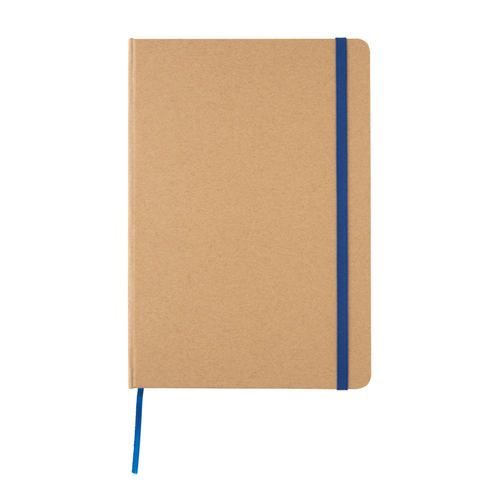 Kraft A5 Notizbuch mit Recyclingpapier, FSC Mix & BSCI, bedruckbar