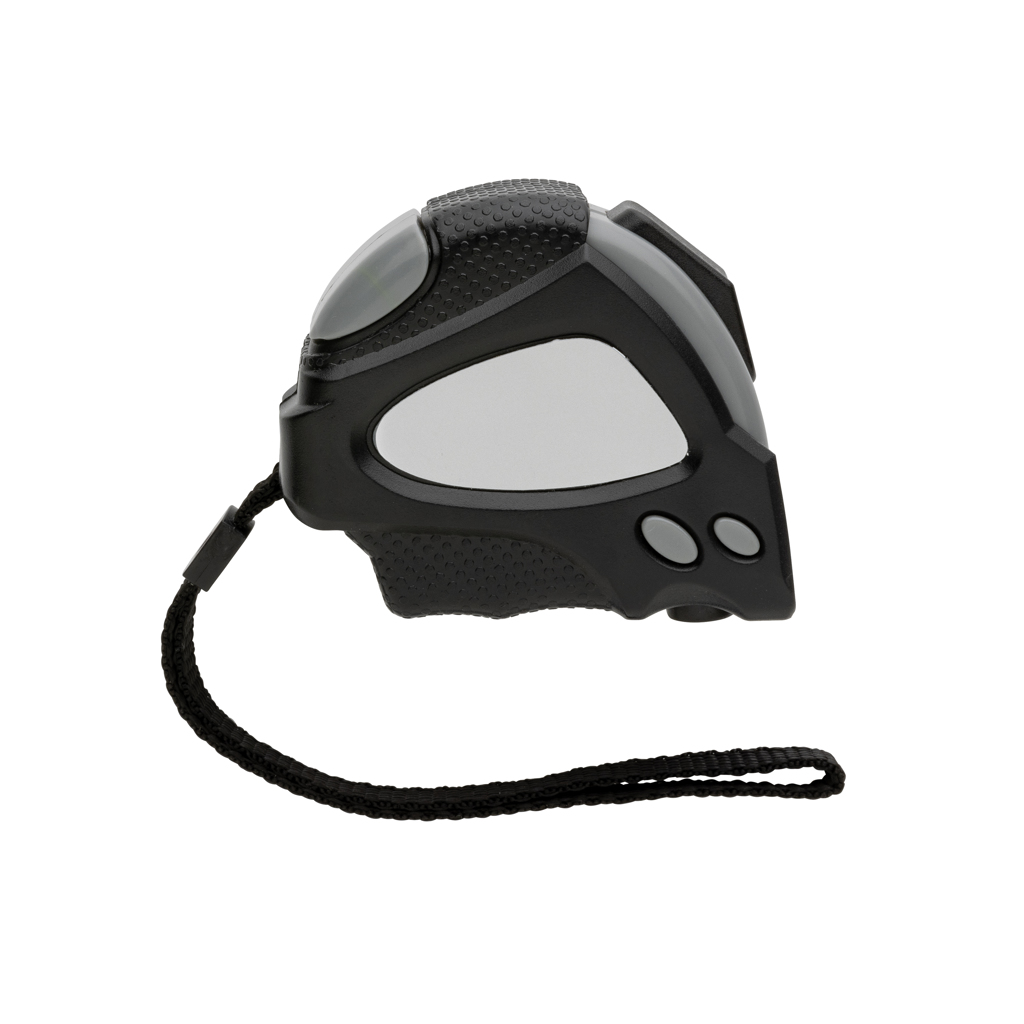 XD Collection Auto-Stop-Maßband 3 m aus recyceltem ABS, RCS-zertifiziert, mit Logo bedruckbar