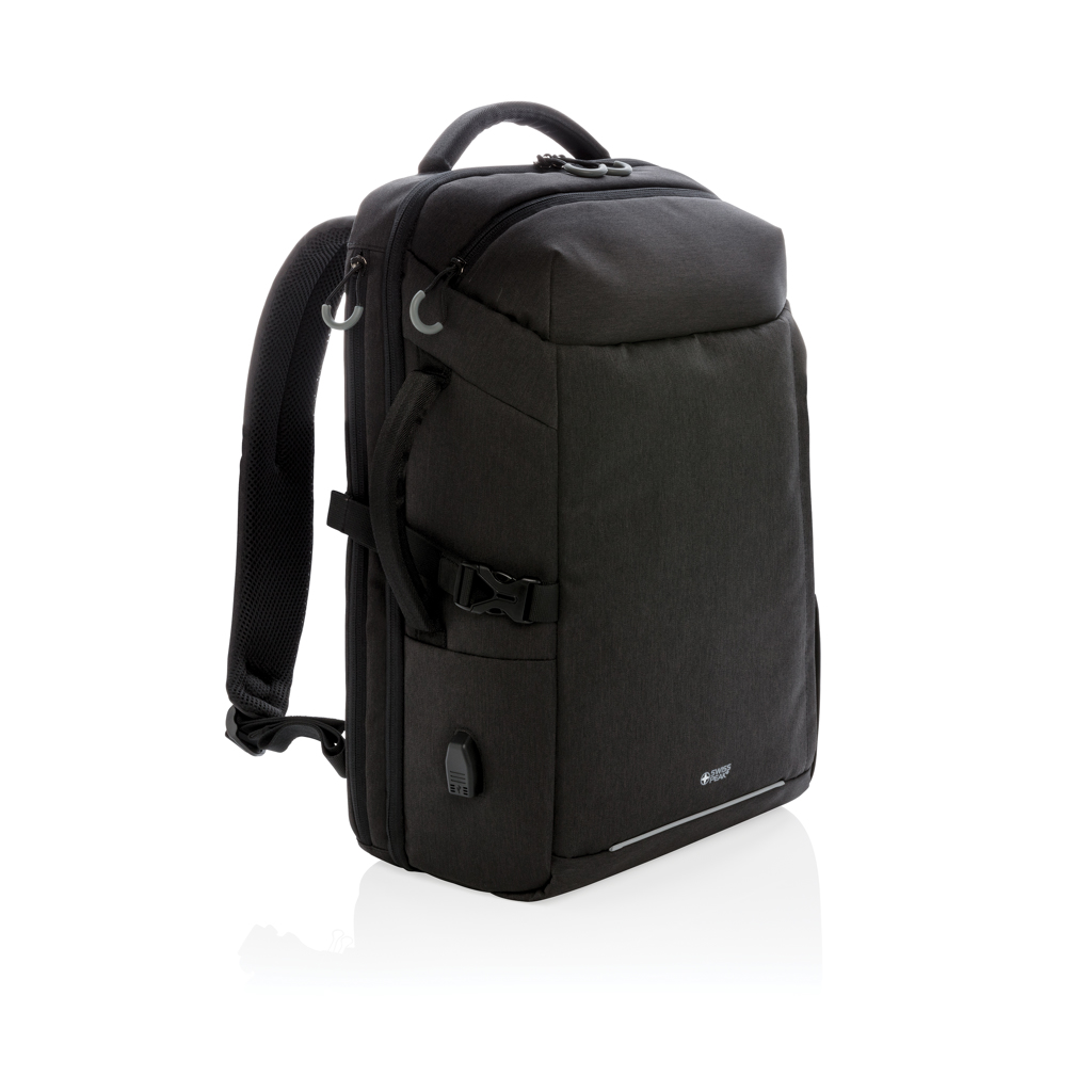Swiss Peak AWARE XXL Wochenend-Reiserucksack aus recyceltem PET Swiss Peak AWARE XXL Wochenend-Reiserucksack aus recyceltem PET