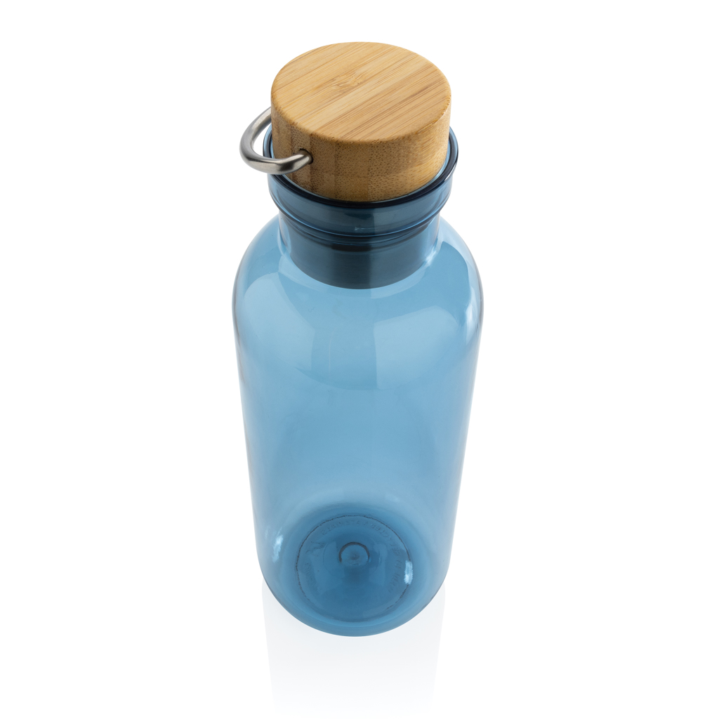 RCS rPET Trinkflasche mit FSC-Bambusdeckel und Griff, 680 ml — XD Collection