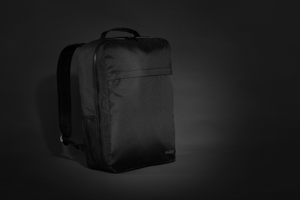Swiss Peak Aware RPET Laptop-Rucksack 15,6 Zoll mit Logo-Druck