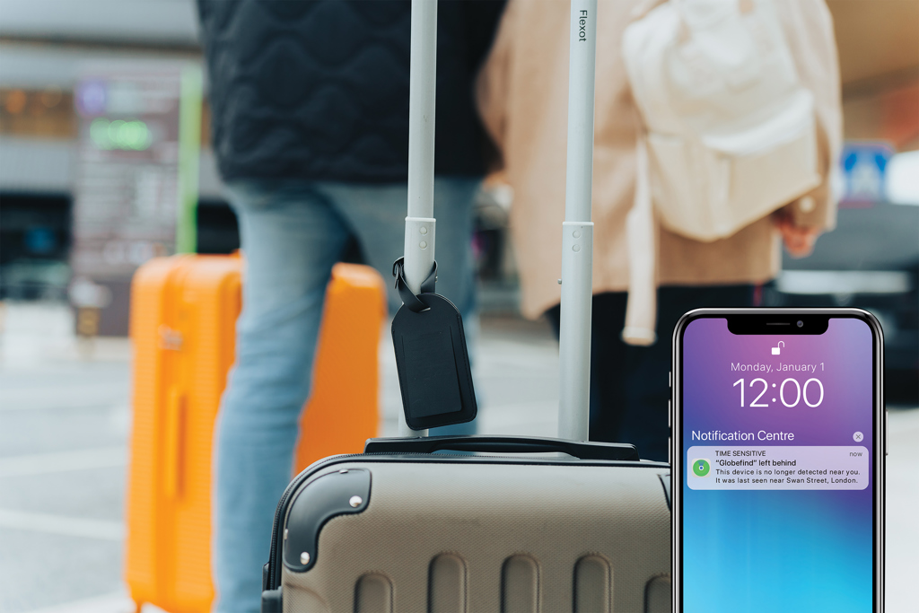 RCS-zertifizierter Gepäck-Tracker, Apple Wo ist – schwarz