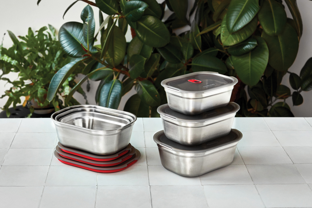 Black+Blum Mealprep Box Set 3-teilig Edelstahl 0,6 / 0,9 / 1,2 L