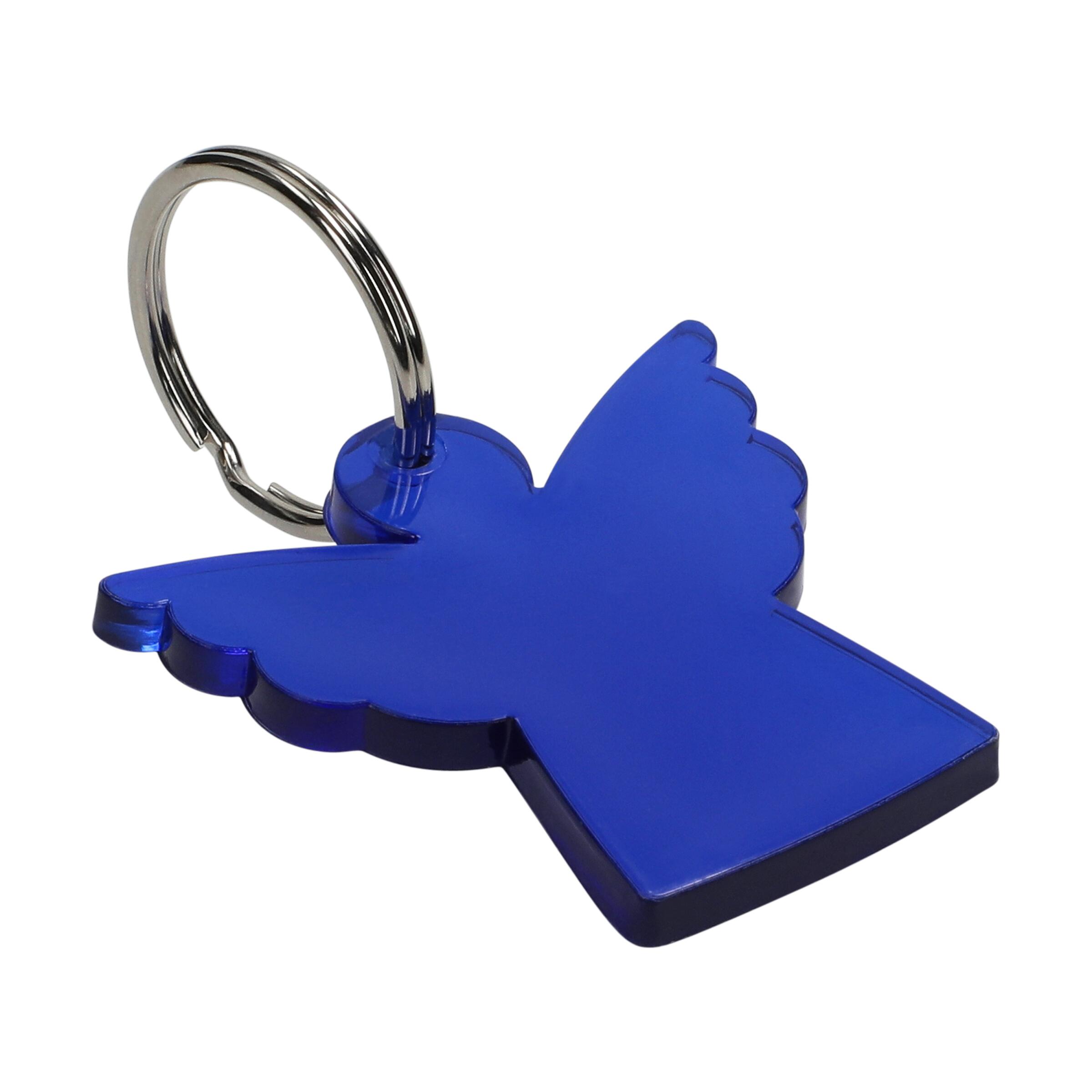 Schlüsselanhänger "Engel" – trend-blau PS Schlüsselanhänger "Engel" – trend-blau PS