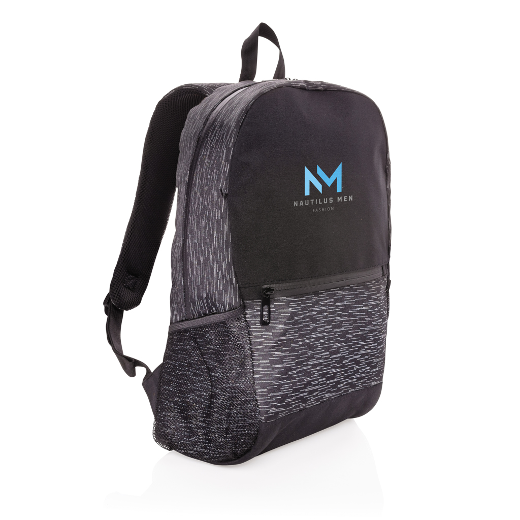 XD Collection Reflektierender RPET Laptop-Rucksack mit AWARE Tracer