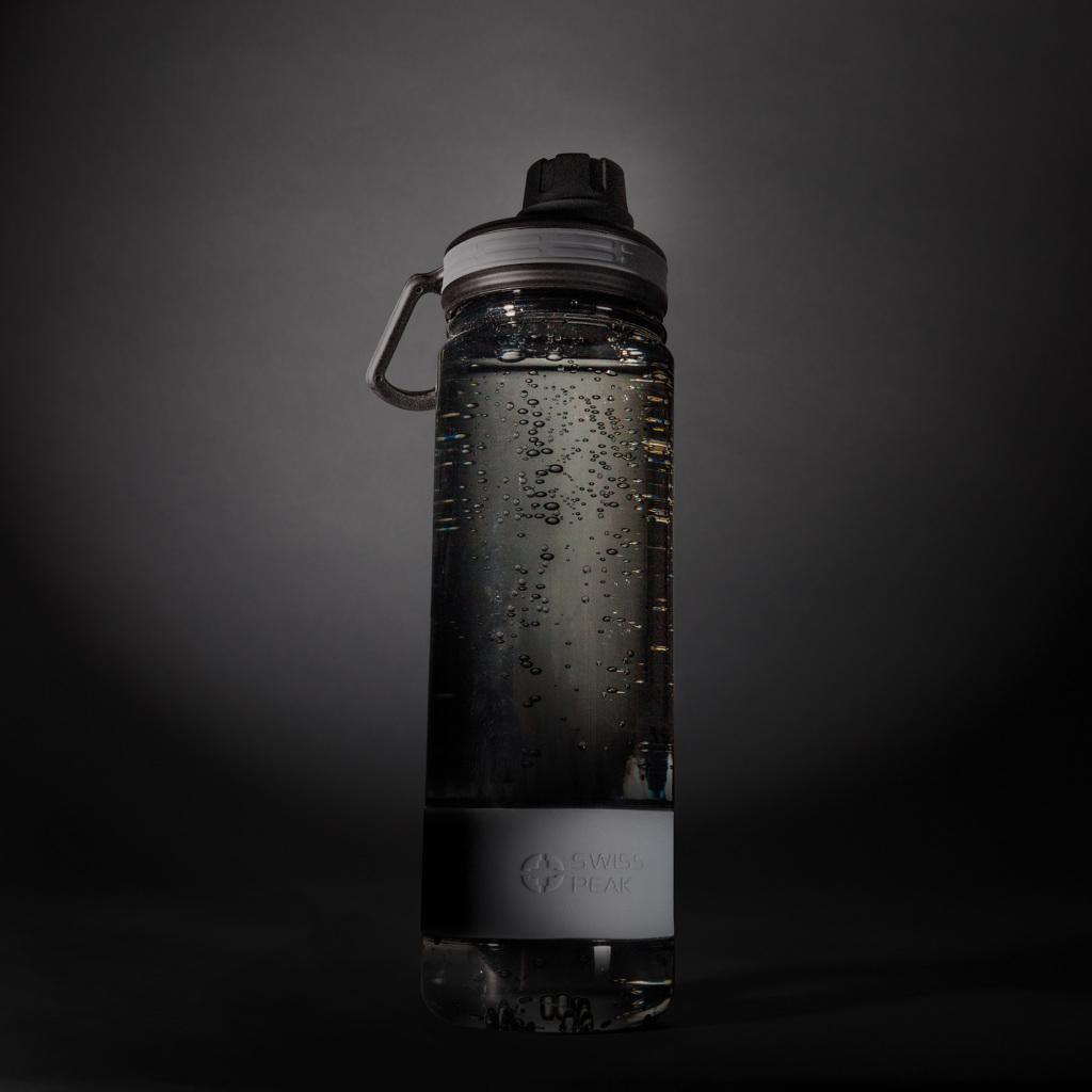 Swiss Peak Tritan Trinkflasche 750 ml mit Logo bedruckbar