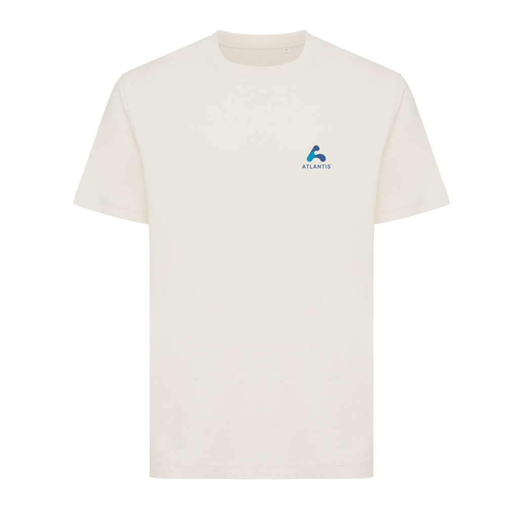 iqoniq Kakadu Relaxed T-Shirt aus recycelter und biologischer Baumwolle, bedruckbar oder bestickbar