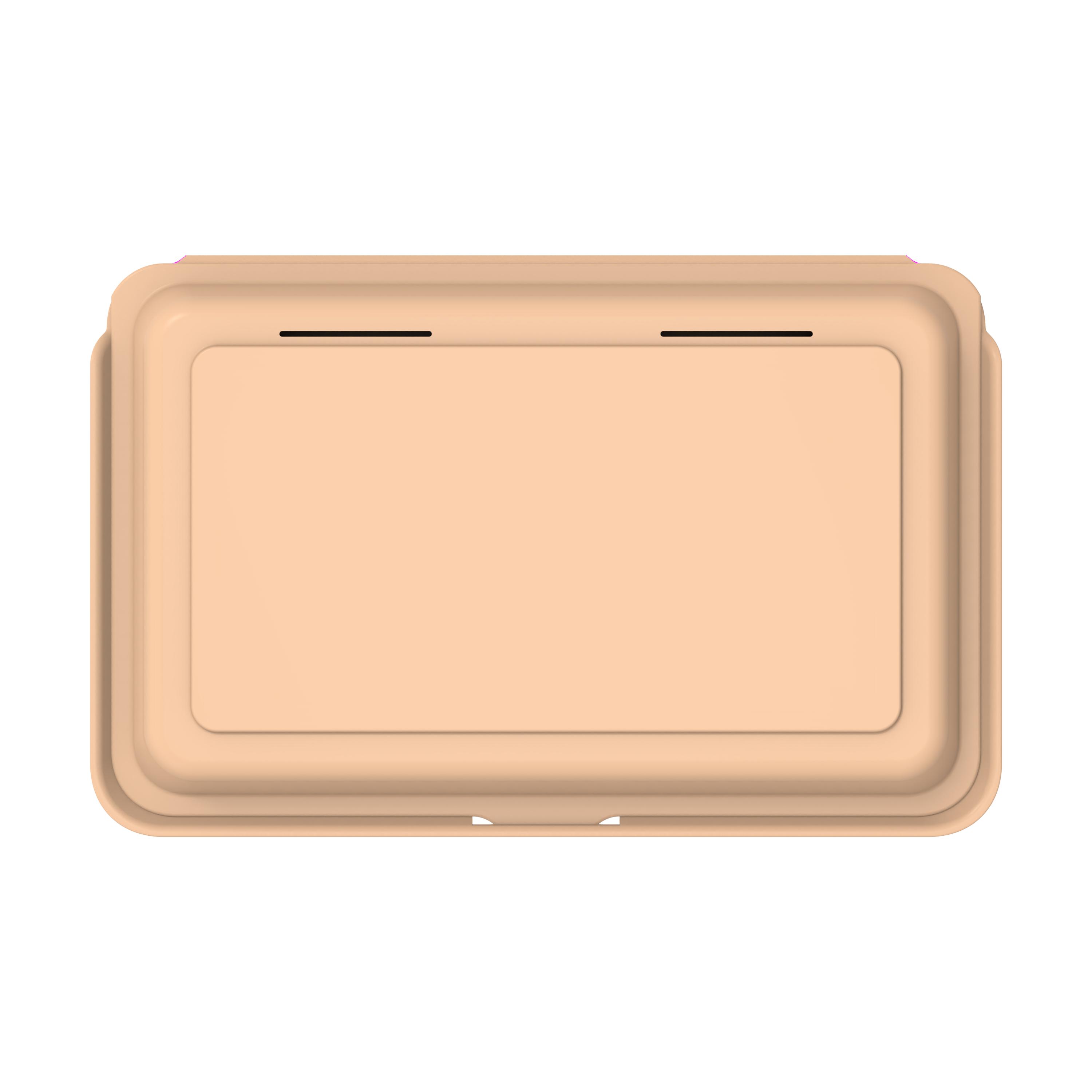 Menübox "ToGo" medium – TopView_Braun Menübox "ToGo" medium
