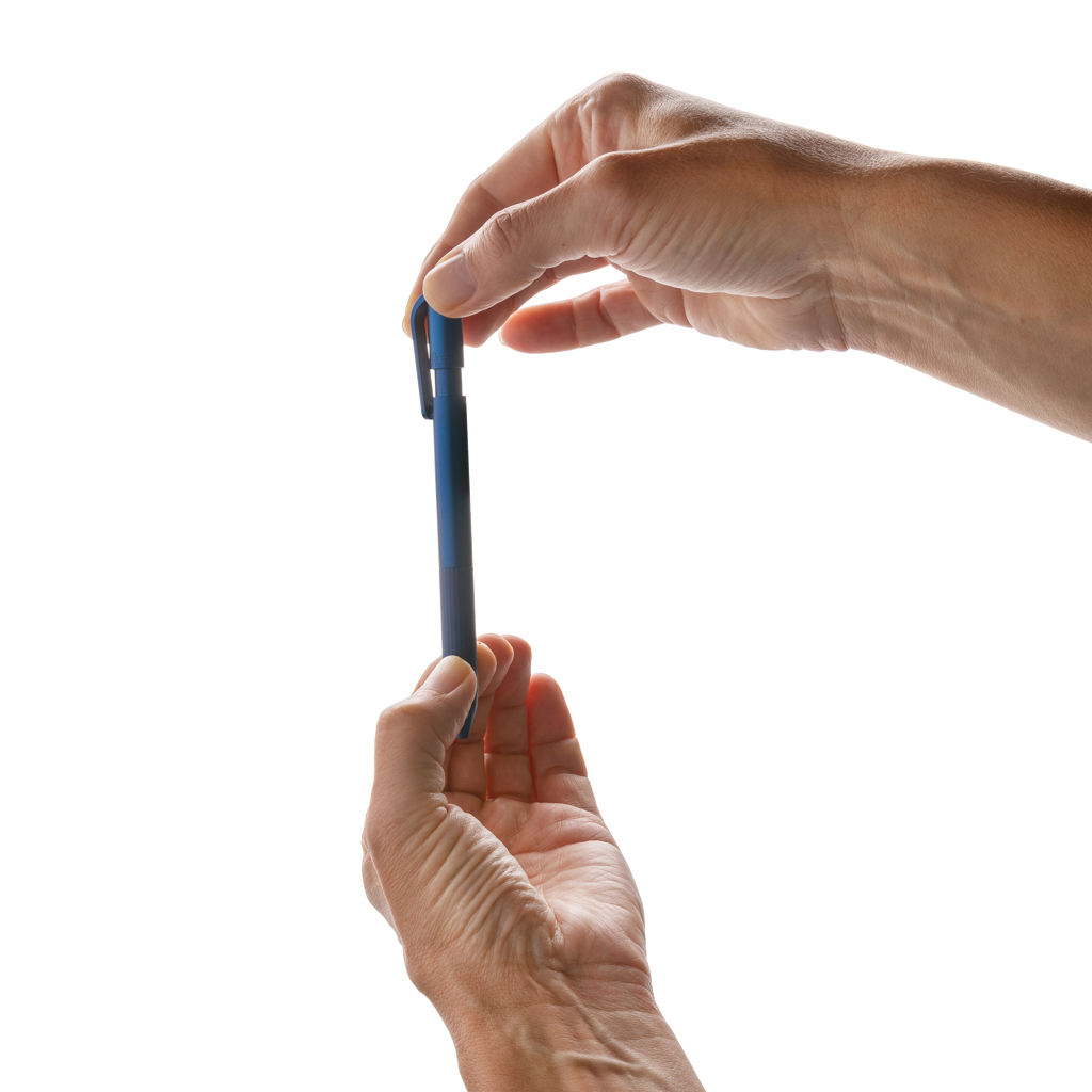 TwistLock Kugelschreiber aus recyceltem ABS – Sicherer Werbeartikel mit Logo