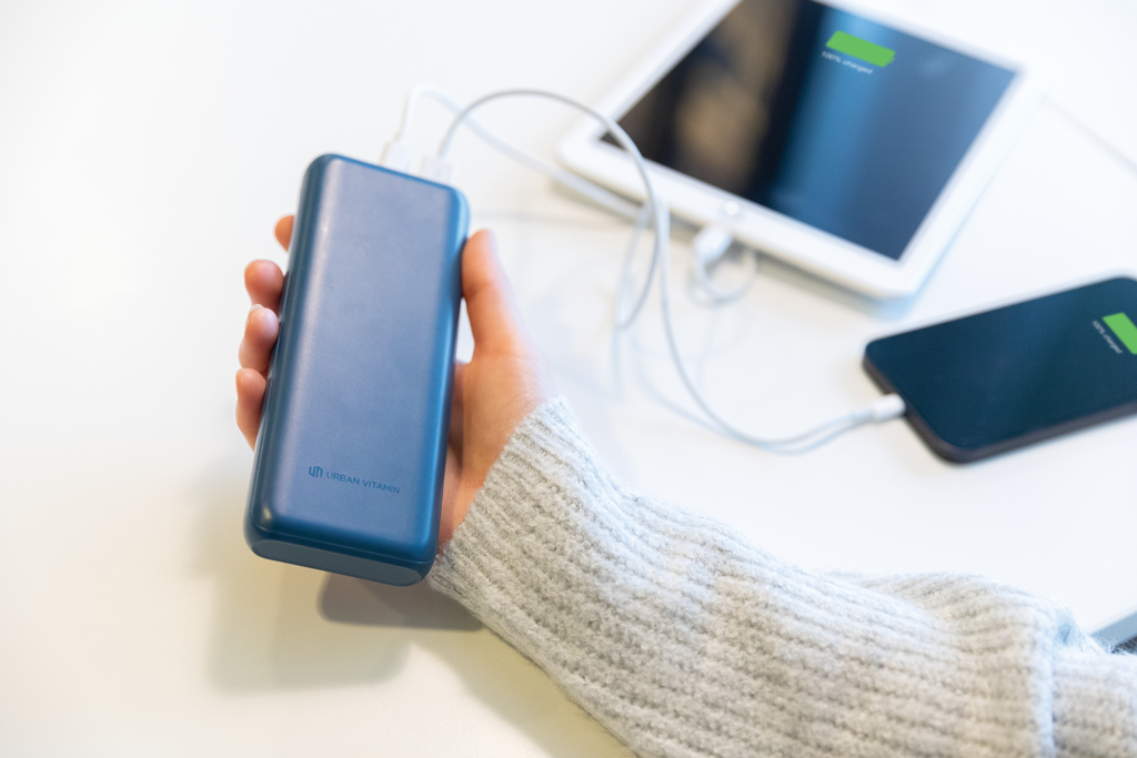 Urban Vitamin Pasadena 20.000 mAh Powerbank mit 18W USB-C PD, bedruckbar mit Logo Urban Vitamin Pasadena 20.000 mAh Powerbank mit 18W USB-C PD, bedruckbar mit Logo