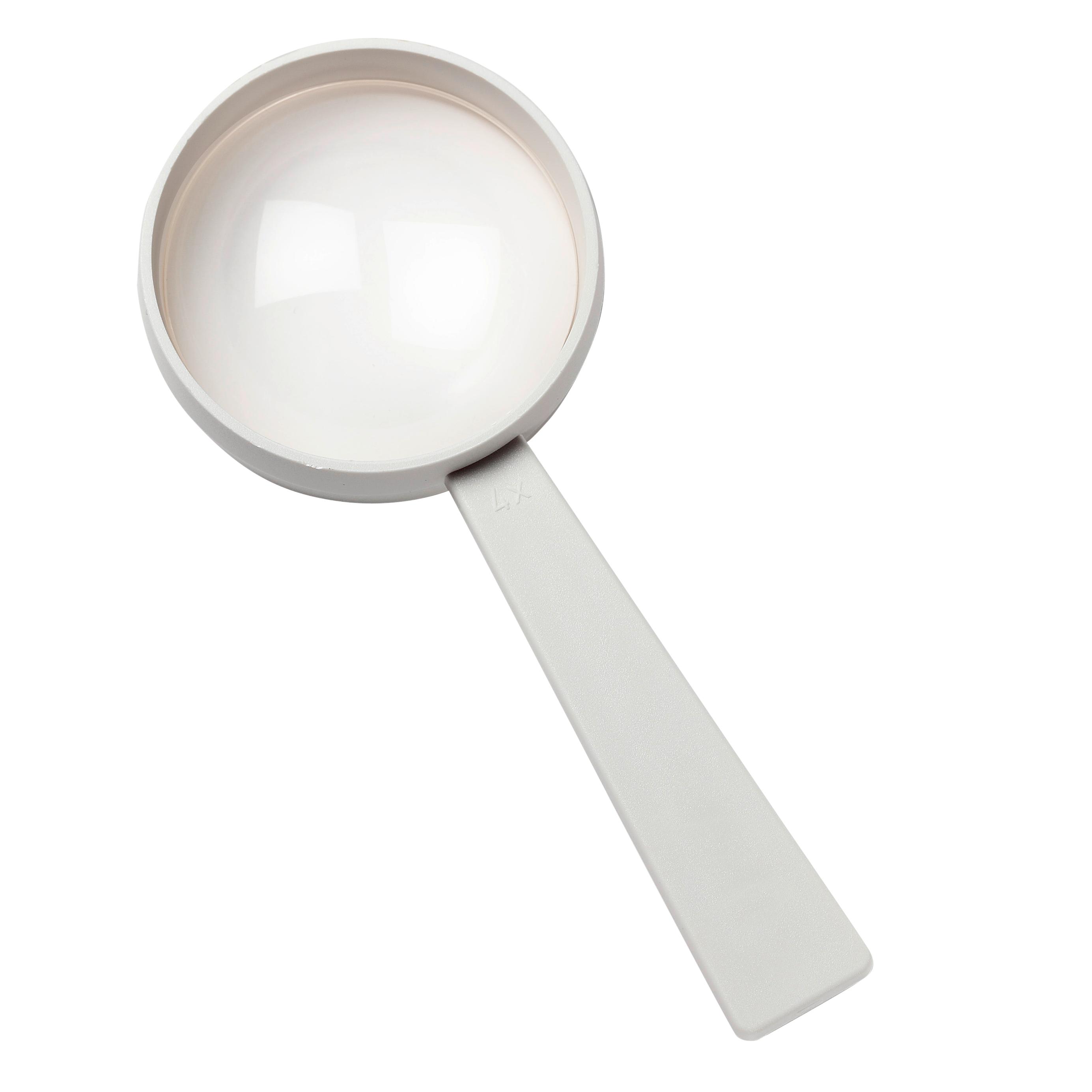 Stiellupe "Handle 4 x" – weiss Stiellupe "Handle 4 x" – weiss