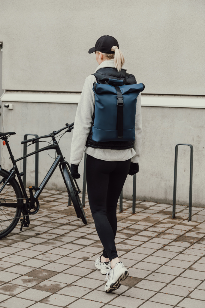 VINGA Baltimore Fahrradtasche mit 17-Zoll-Laptopfach, wandelbar zum Rucksack