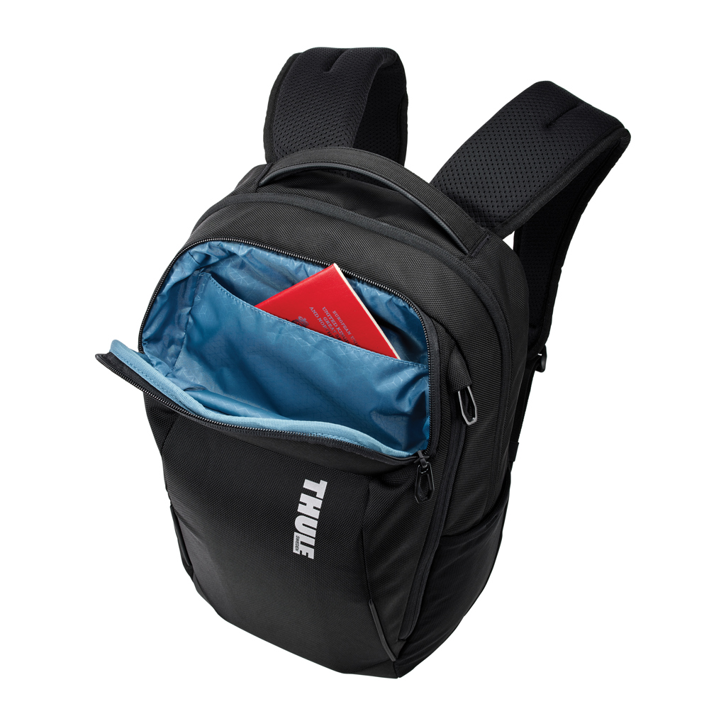 Thule Accent Laptop-Rucksack 23 L aus recyceltem PET mit Logo