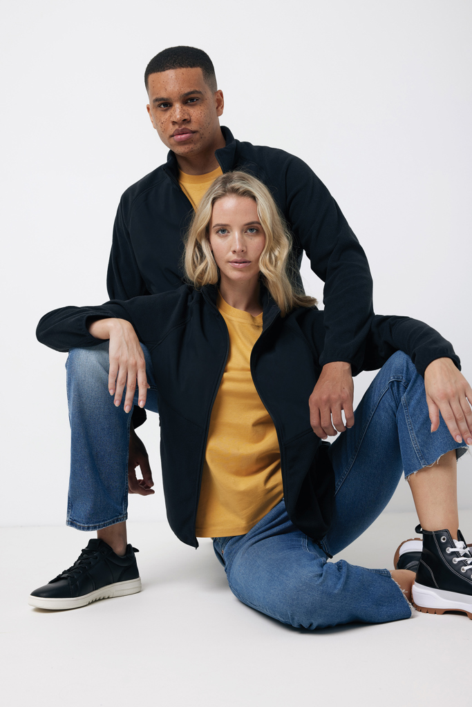 iqoniq Talung Mikrofleece-Jacke aus 100% recyceltem Polyester (Unisex) mit Logo-Veredelung iqoniq Talung Mikrofleece-Jacke aus 100% recyceltem Polyester (Unisex) mit Logo-Veredelung