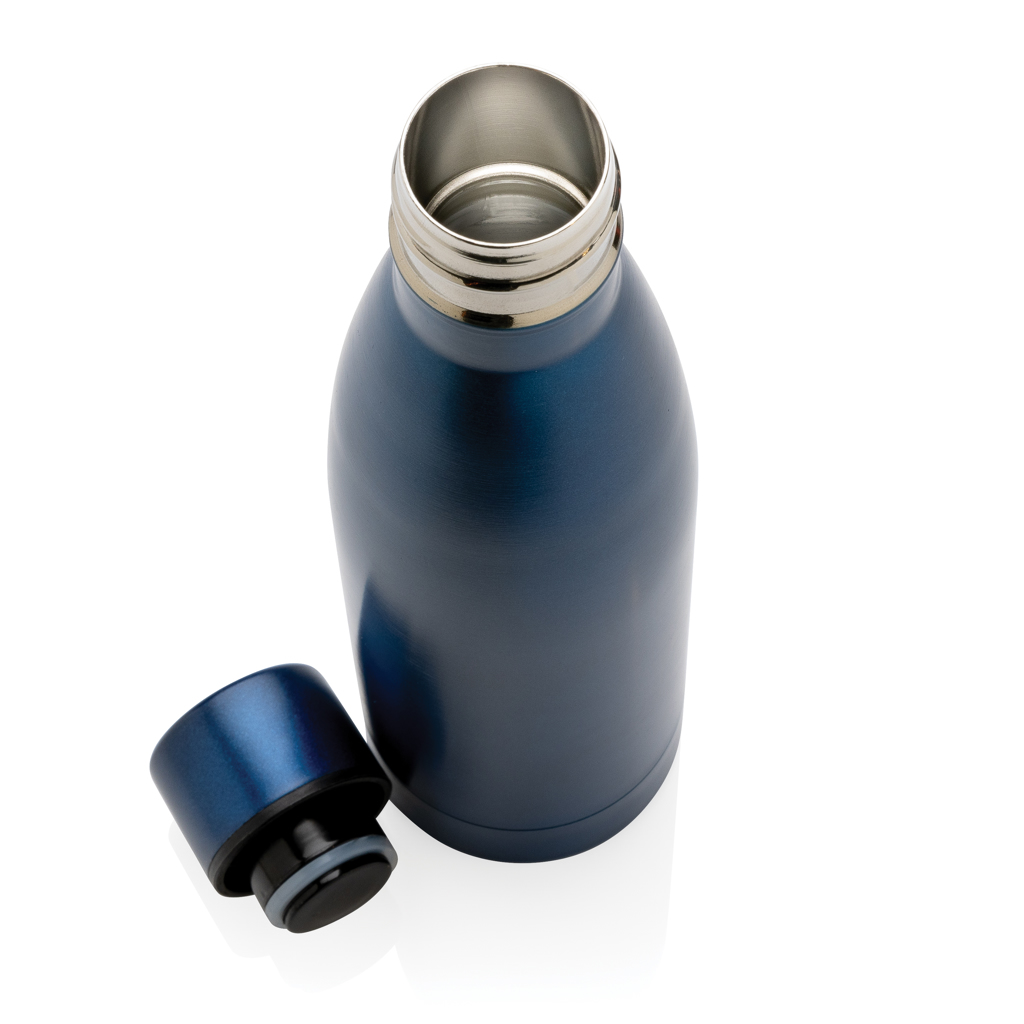 XD Collection RCS recycelte Edelstahl-Vakuumflasche 500 ml (mit Logo)