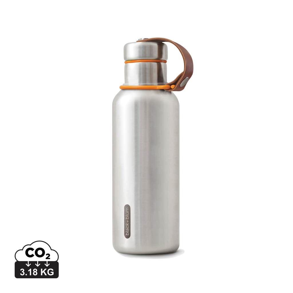 Edelstahl Isolierflasche 500ml, ohne Plastikkontakt – orange Edelstahl Isolierflasche 500ml, ohne Plastikkontakt – orange