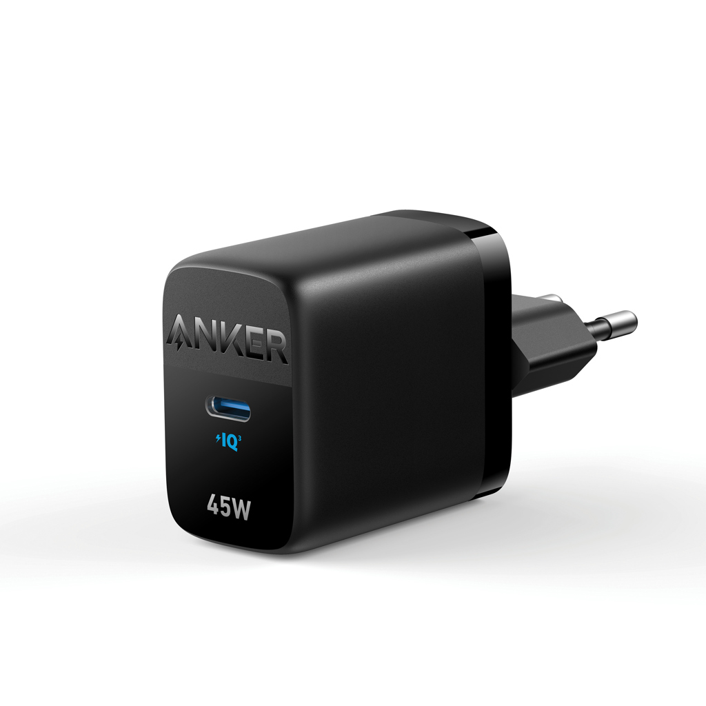 Anker 45W GaN USB‑C Schnellladegerät EU, PPS – schwarz