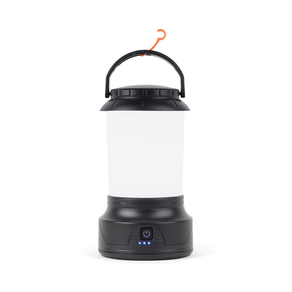 Nordic Drift Everest Bright RCS Campinglaterne mit Handkurbel – mit Logo bedruckbar