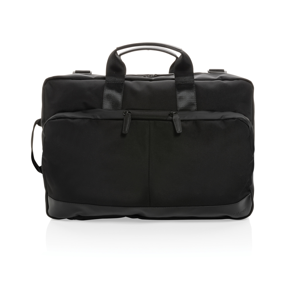 Swiss Peak AWARE 2-in-1 Executive Laptop-Rucksack aus recyceltem PET — bedruckbar Swiss Peak AWARE 2-in-1 Executive Laptop-Rucksack aus recyceltem PET — bedruckbar