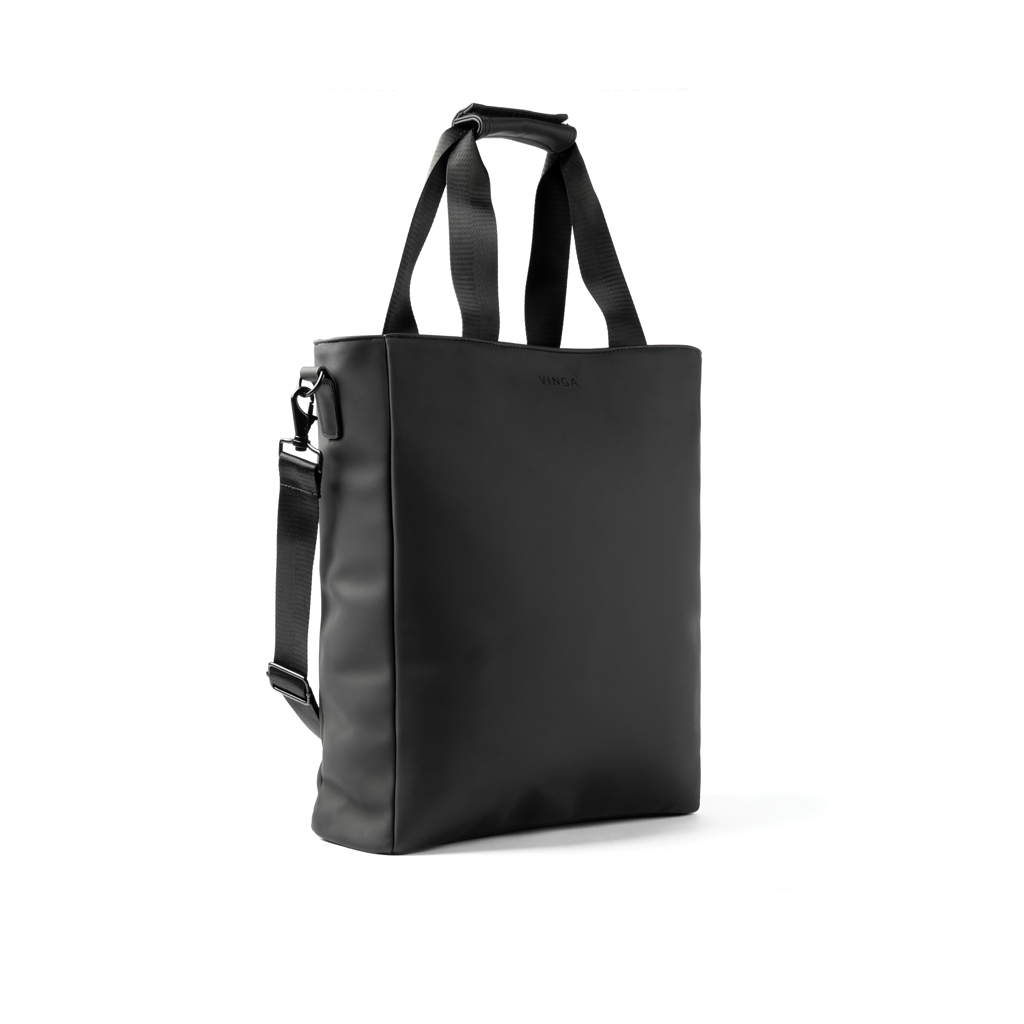VINGA Baltimore Office-Tote, schwarz, mit Logo-Veredelung bedruckbar