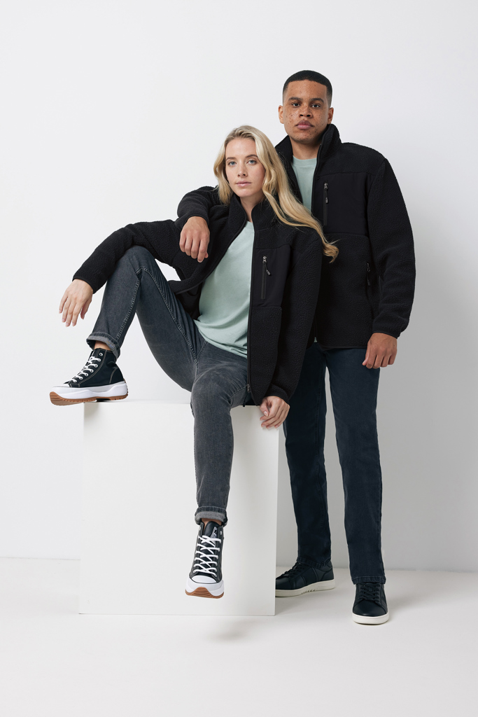 iqoniq Diran Unisex-Fleecejacke aus 100 % recyceltem Polyester, bestickbar und bedruckbar