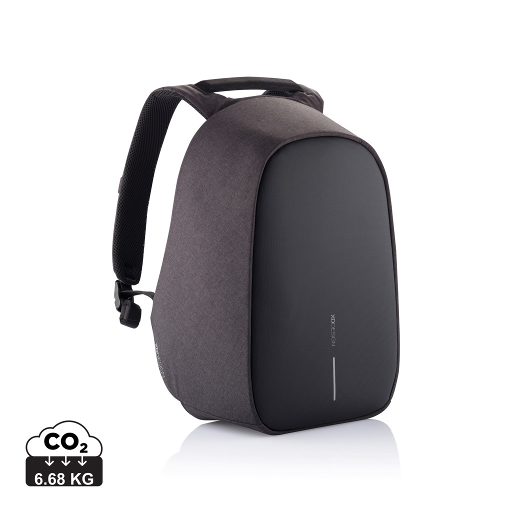 XD Design Bobby Hero Regular Anti-Diebstahl-Rucksack aus rPET mit Logodruck