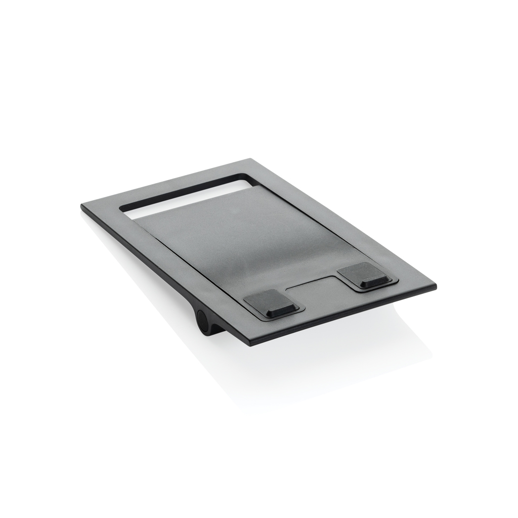 SnapStand Faltbarer Telefonständer aus 85 % recyceltem ABS – bedruckbar SnapStand Faltbarer Telefonständer aus 85 % recyceltem ABS – bedruckbar