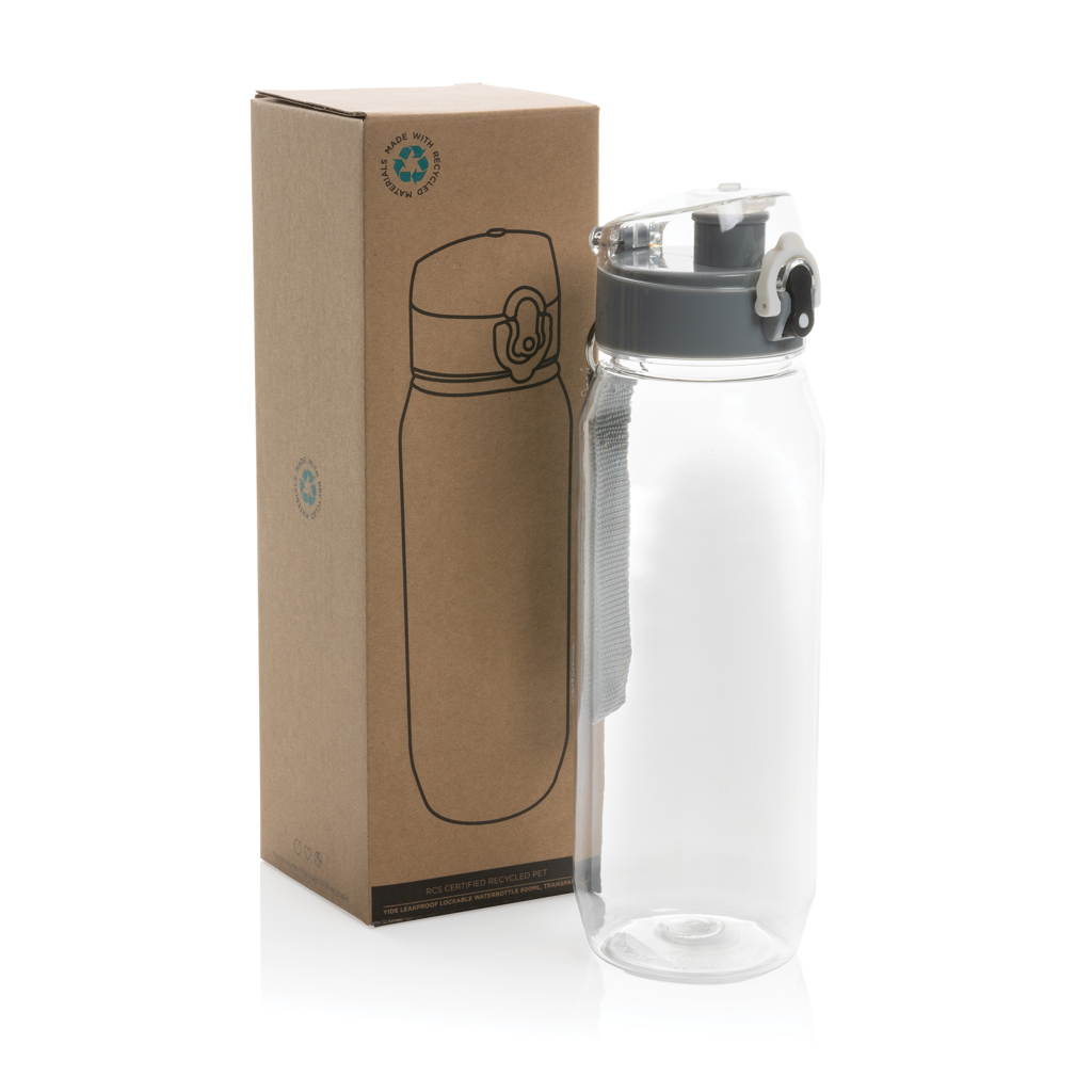 Yide Wasserflasche 800 ml aus 73 % recyceltem RCS-rPET, bedruckbar Yide Wasserflasche 800 ml aus 73 % recyceltem RCS-rPET, bedruckbar
