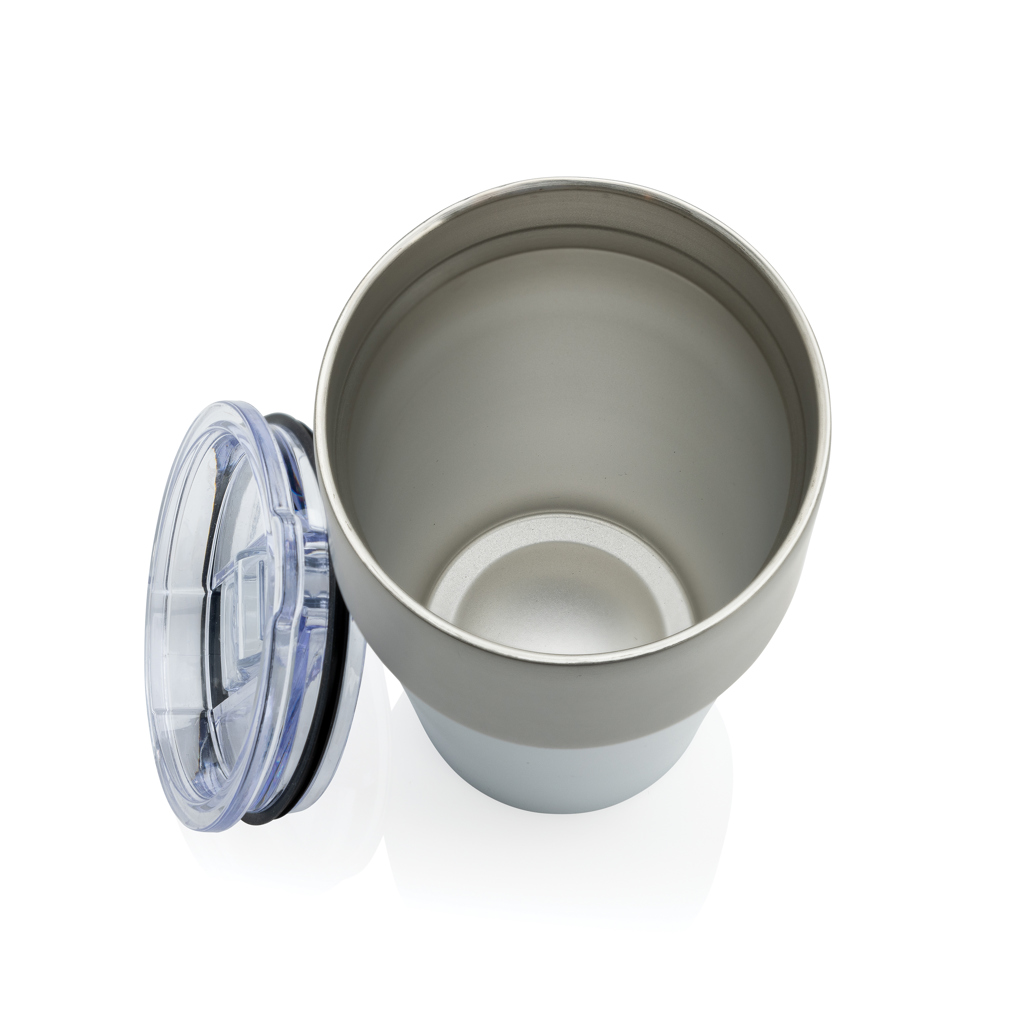 Fluid Tumbler 500 ml aus RCS-recyceltem Edelstahl, doppelwandig, mit Logo Fluid Tumbler 500 ml aus RCS-recyceltem Edelstahl, doppelwandig, mit Logo