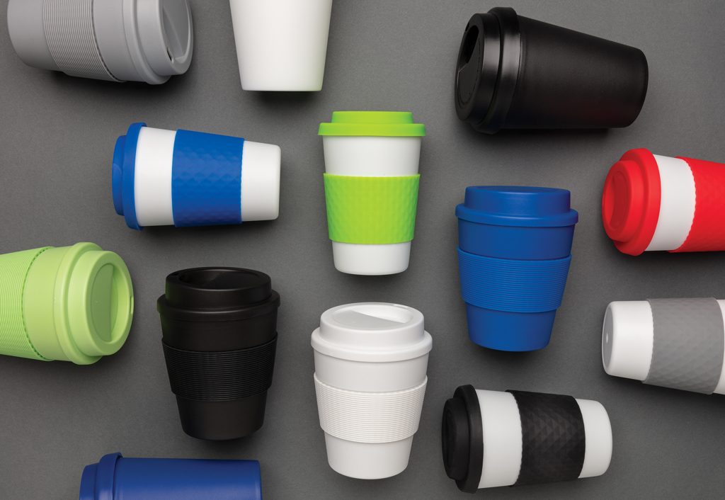 Wiederverwendbarer Kaffeebecher 270 ml mit Silikondeckel — XD Collection