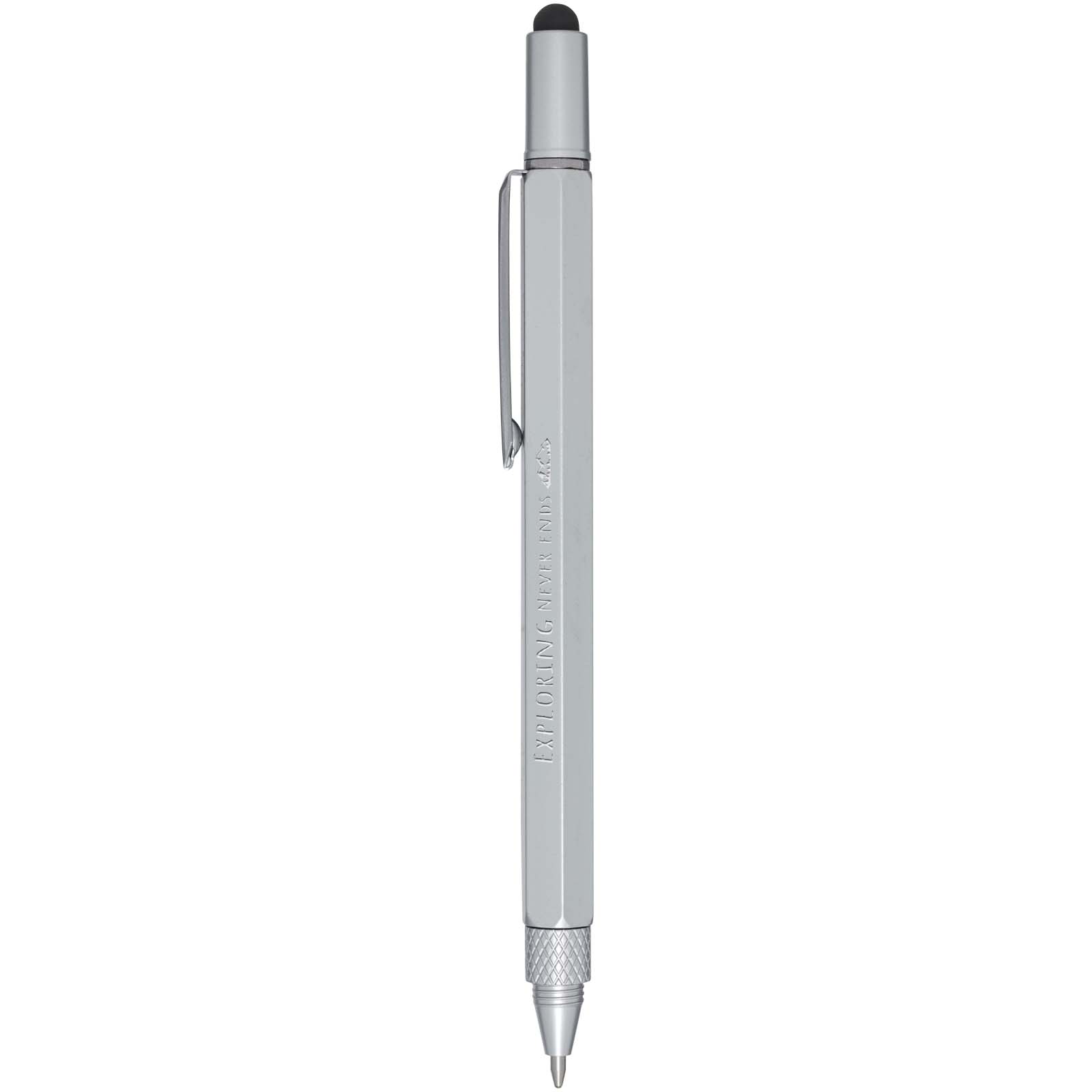 Dora Multifunktionsstift aus recyceltem Aluminium (schwarze Mine) Dora Multifunktionsstift aus recyceltem Aluminium (schwarze Mine)